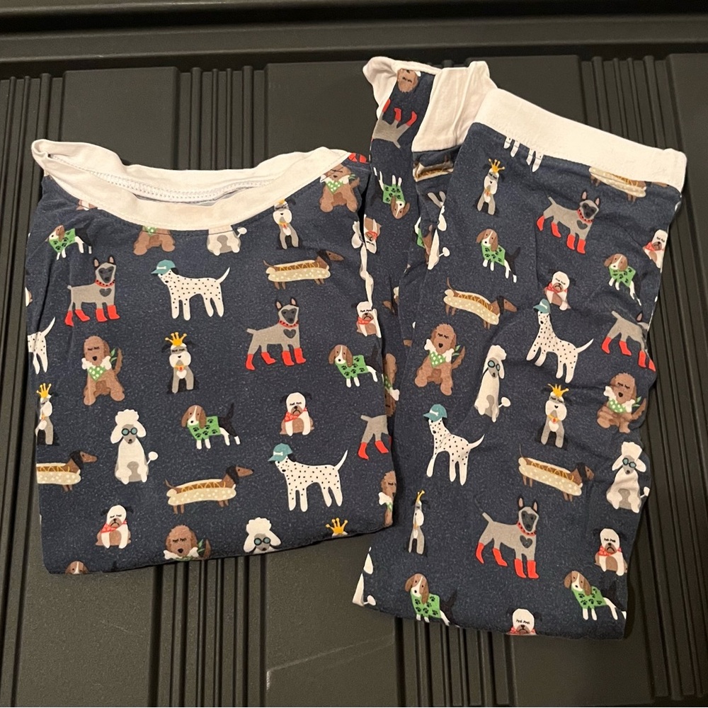 Little Sleepies Navy Dog Pajamas - 4T